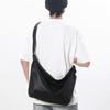 Simple, fashionable and large-capacity pu men's and women's locomotive commuter bags, new literary and versatile women's shoulder messenger bags