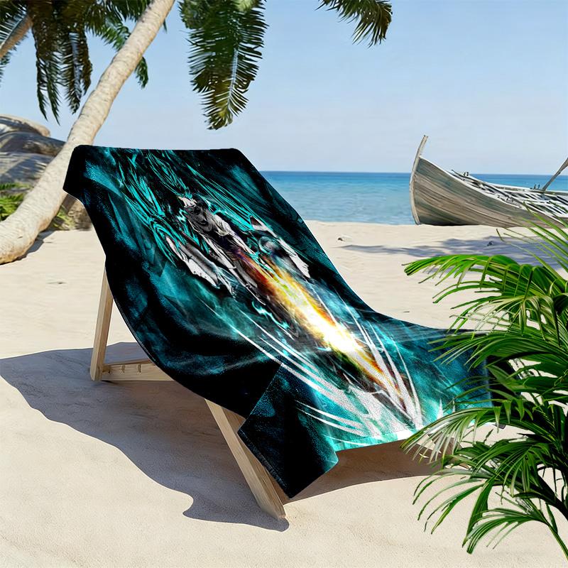 Dynamic Energy Power beach towel beach soft seaside quickdrying swim towel Outdoor pool towel Comfort beach printing Fashion