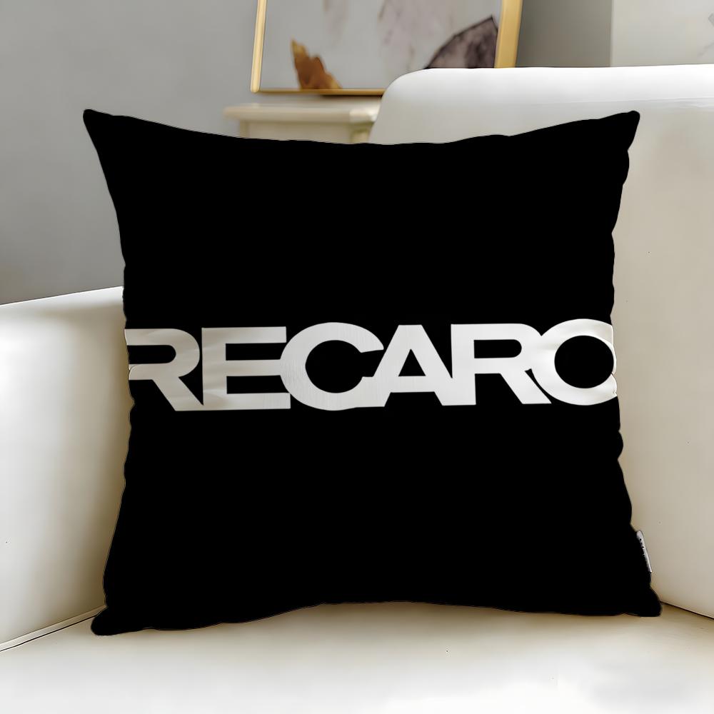 classic brand Recaro Cushion Cover Soft & Easy-Wash Pillow Case – Versatile for Couch, Bed, Travel and Office