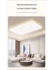 Ultra-Thin Cream Ceiling Light - Full Spectrum Eye Protection for Living Room