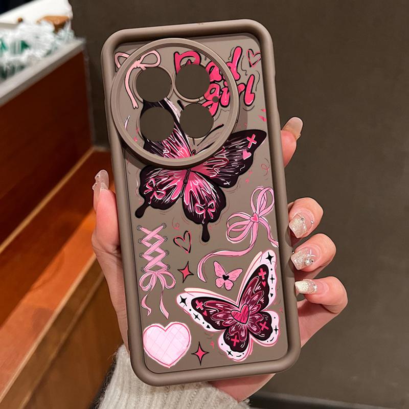 Lucky Bowknots Butterfly Pattern Case For OnePlus 15 13 13T 12 Shockproof Bumper Soft Silicone Cover For Oneplus Nord 5 13R 12R 11R 5G
