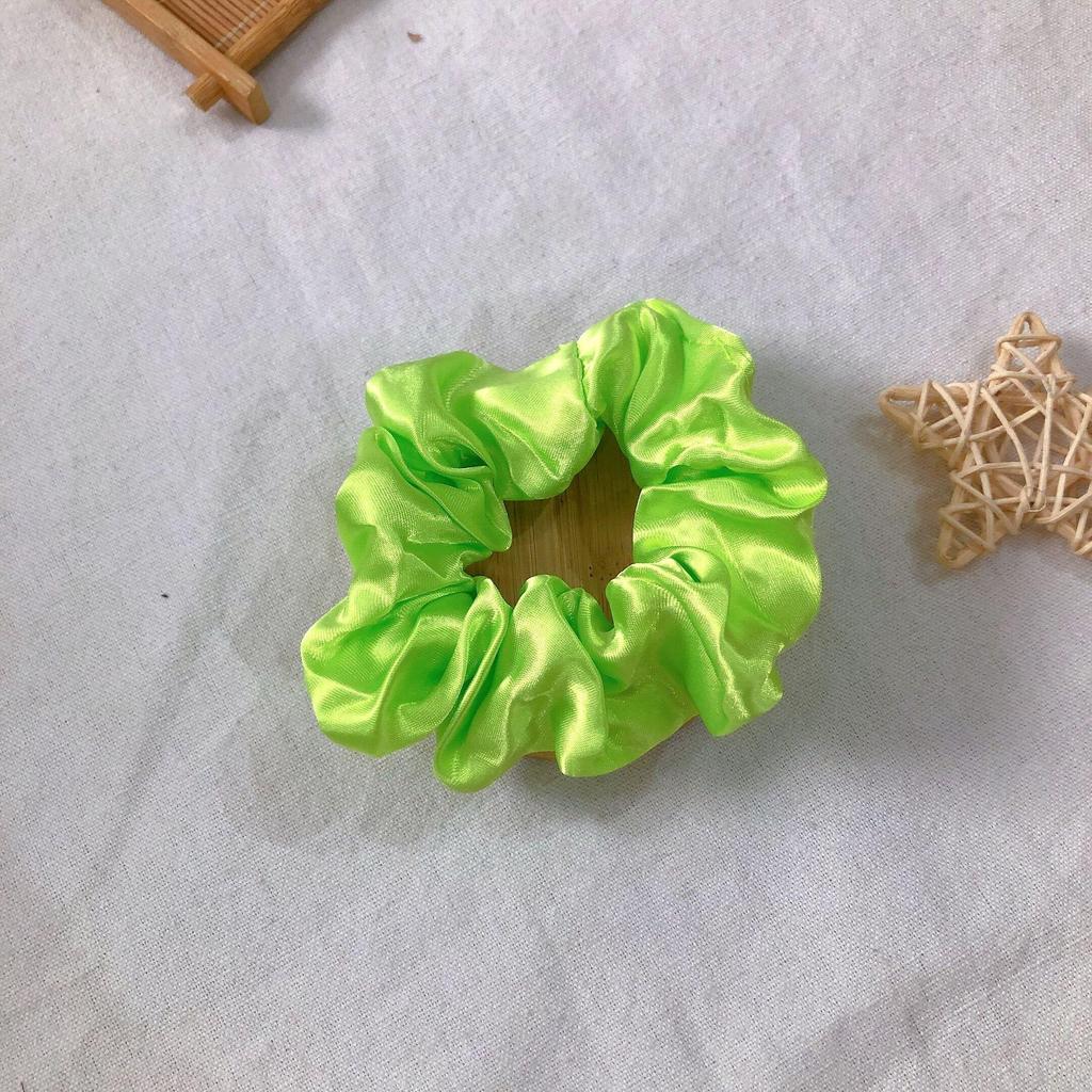 Satin Silk Hair Tie: High-End Women's Rubber Band for Elegant Buns