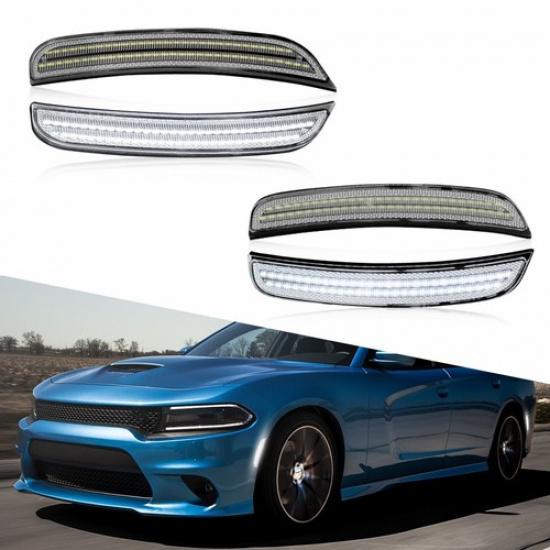 Front Rear LED Side Marker Signal Light LH RH Fit 2015- Dodge Challenger
