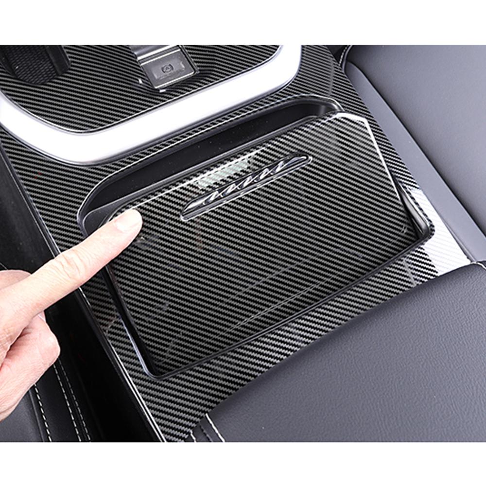 Interior Accessory For Haval Jolion 2024 2024 Car Center Control Storage Box Organizer Panel Cover Trim Stainless Steel Sticker