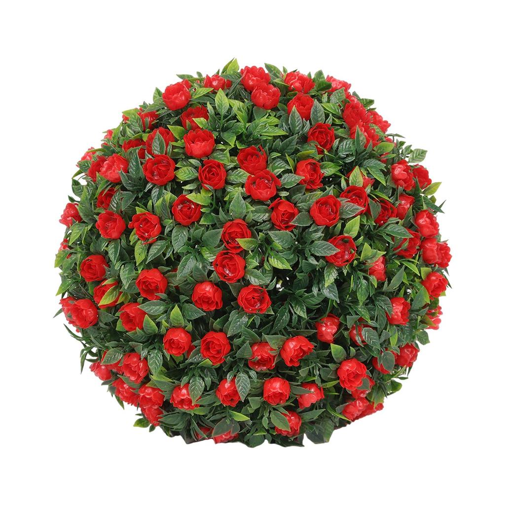 Simulerad Växt Blomma Hängande Topiary-boll, 7,8 tum Realistisk Form PE-material för Tak, Träd, Heminredning