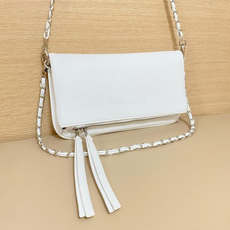 Pu Leather Ladies Shoulder Bag With Envelope Design For Casual Travel Purse