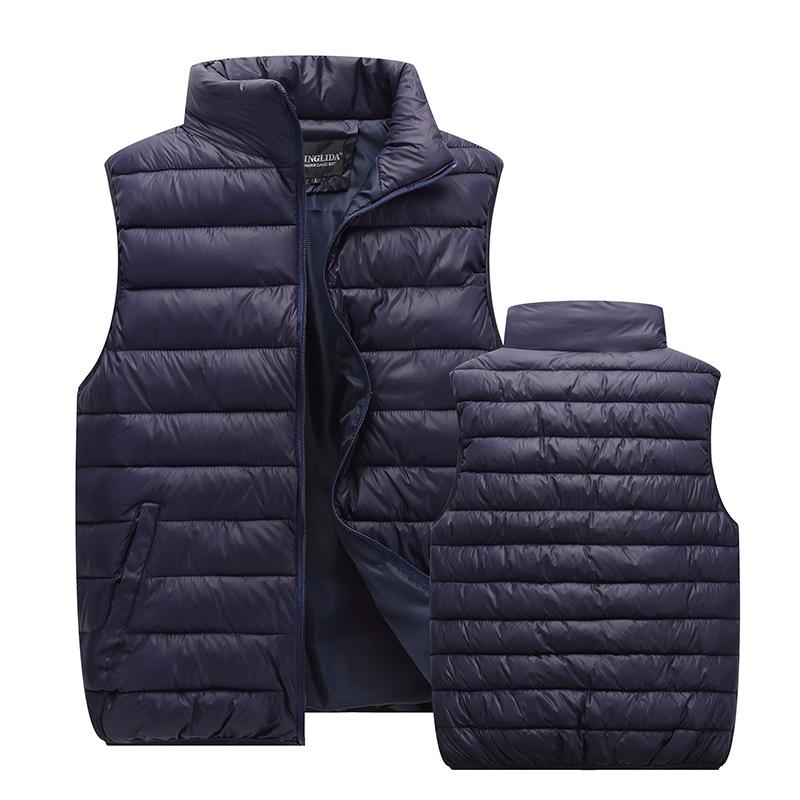 Unisex Casual Coat Vest Thin Lightweight Thicken Warm Solid Zipper Pocket Loose Sleeveless Jacket Coat Winter Jacket For Women