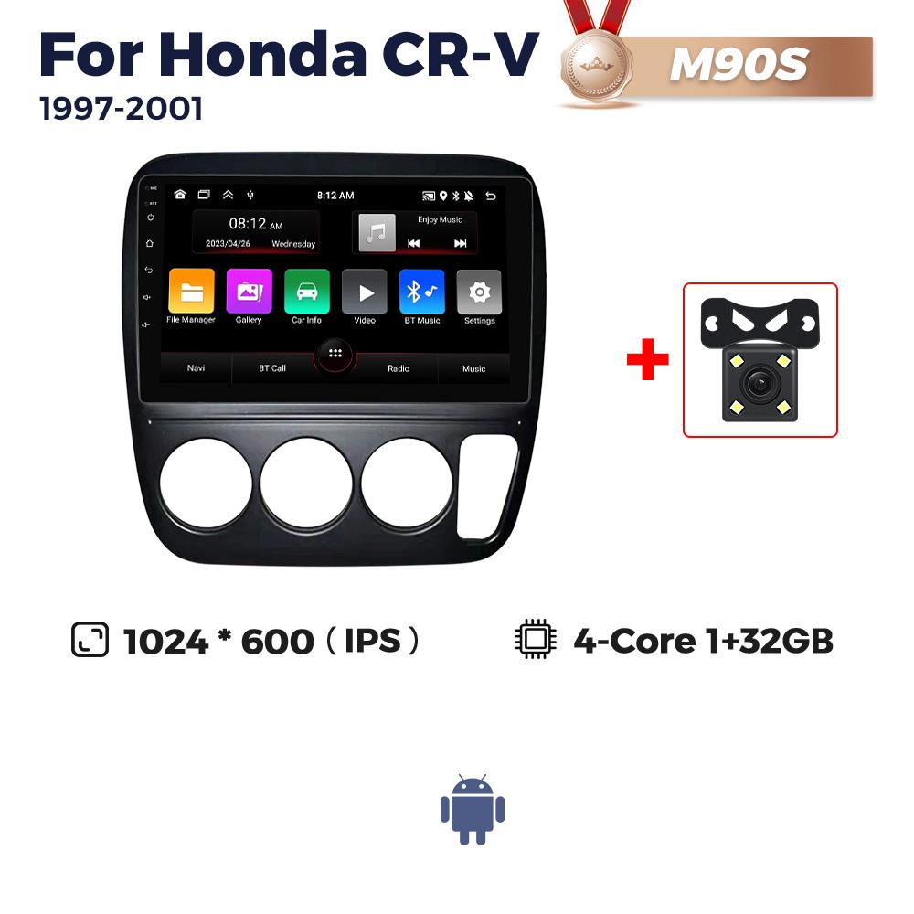 Navifly Car Radio Stereo Wireless Carplay Intelligent Systems Android Auto For Honda CRV CR-V 1997-2001 Multimedia Video Player