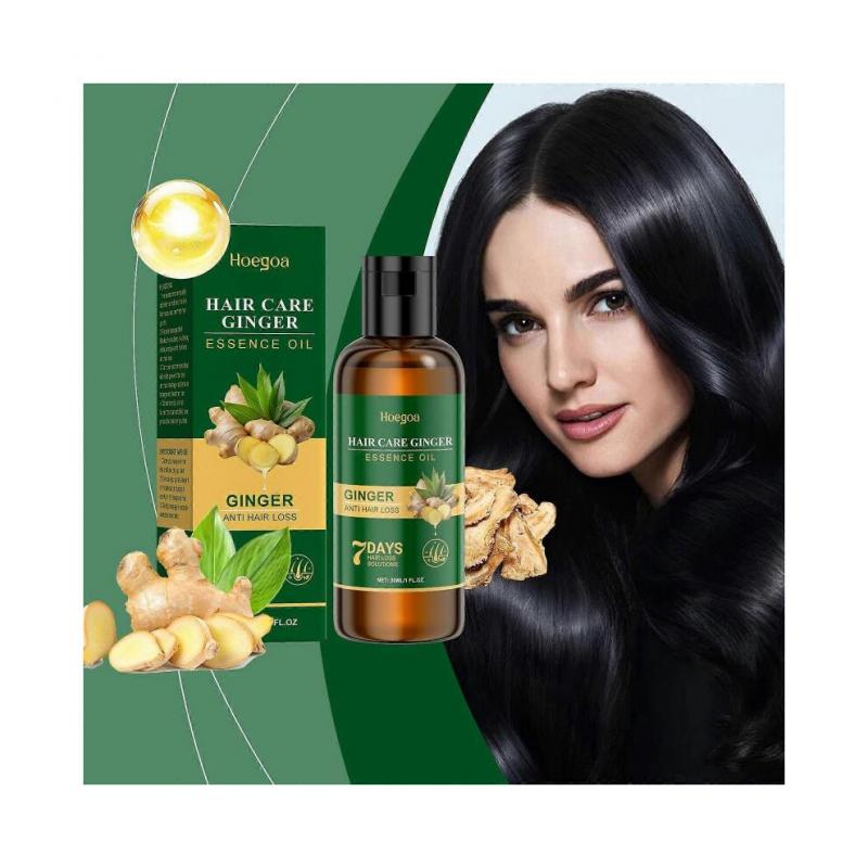 Hoegoa Ginger Hair Care Essential Oil Mild Ingredients Herbal Ginger Nourishing Hair Soft And Beautiful Essential Oil