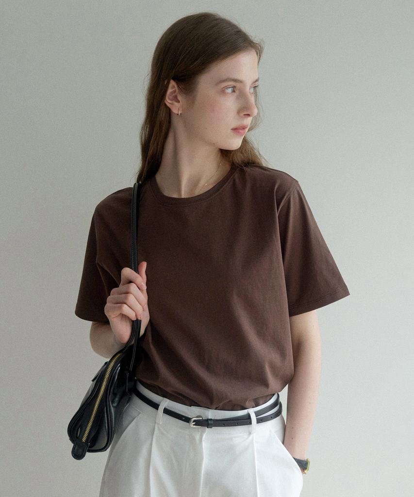 LENAV Esy Silket T-Shirts (Brown)