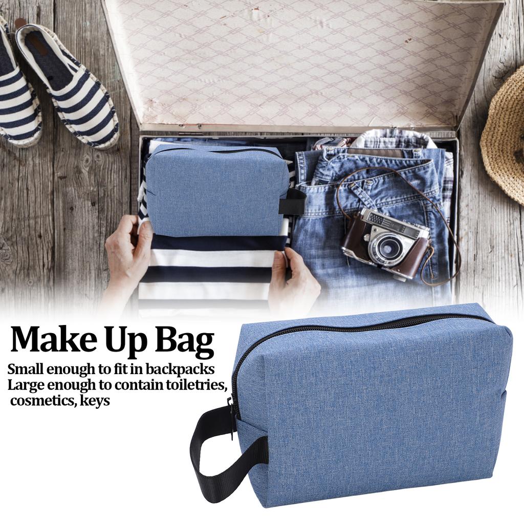 2Pcs Storage Bag Travel Cosmetic Bag Waterproof   Toiletry Pouch for Make Up Skin Care Product