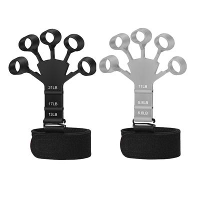 2PCS Silicone Gripster Grip Strengthener Finger Stretcher Hand Grip Trainer Gym Fitness Training And Exercise Dropshipping