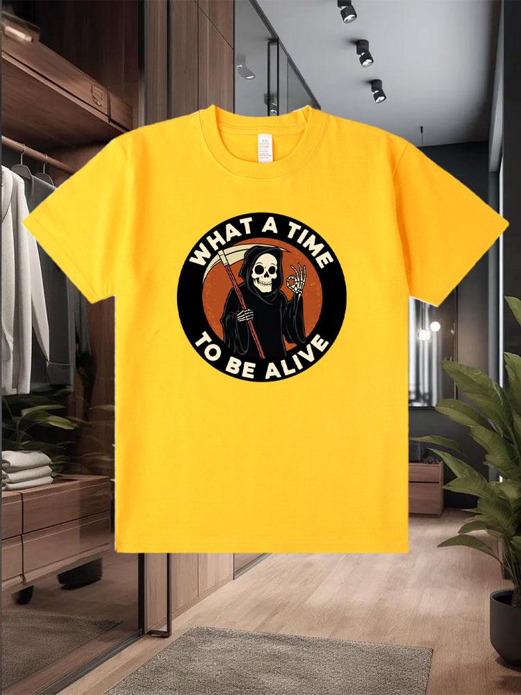 2025 Léto Nové 100% Čistá Bavlna Pánská Trička Módní Design