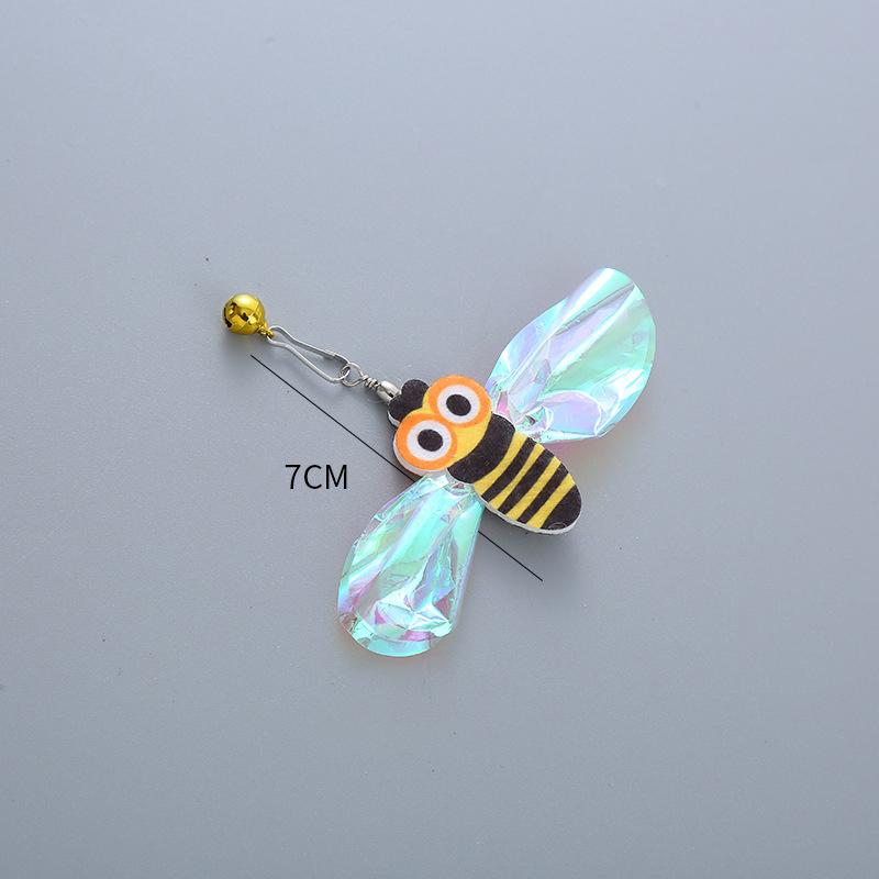 

Игрушка для кошек с перьями, кошачья палка со сменной головкой и колокольчиком, принадлежности для развлечений и игр для домашних животных