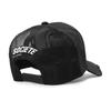 Societe Noir Mens Logo Mesh Trucker Cap