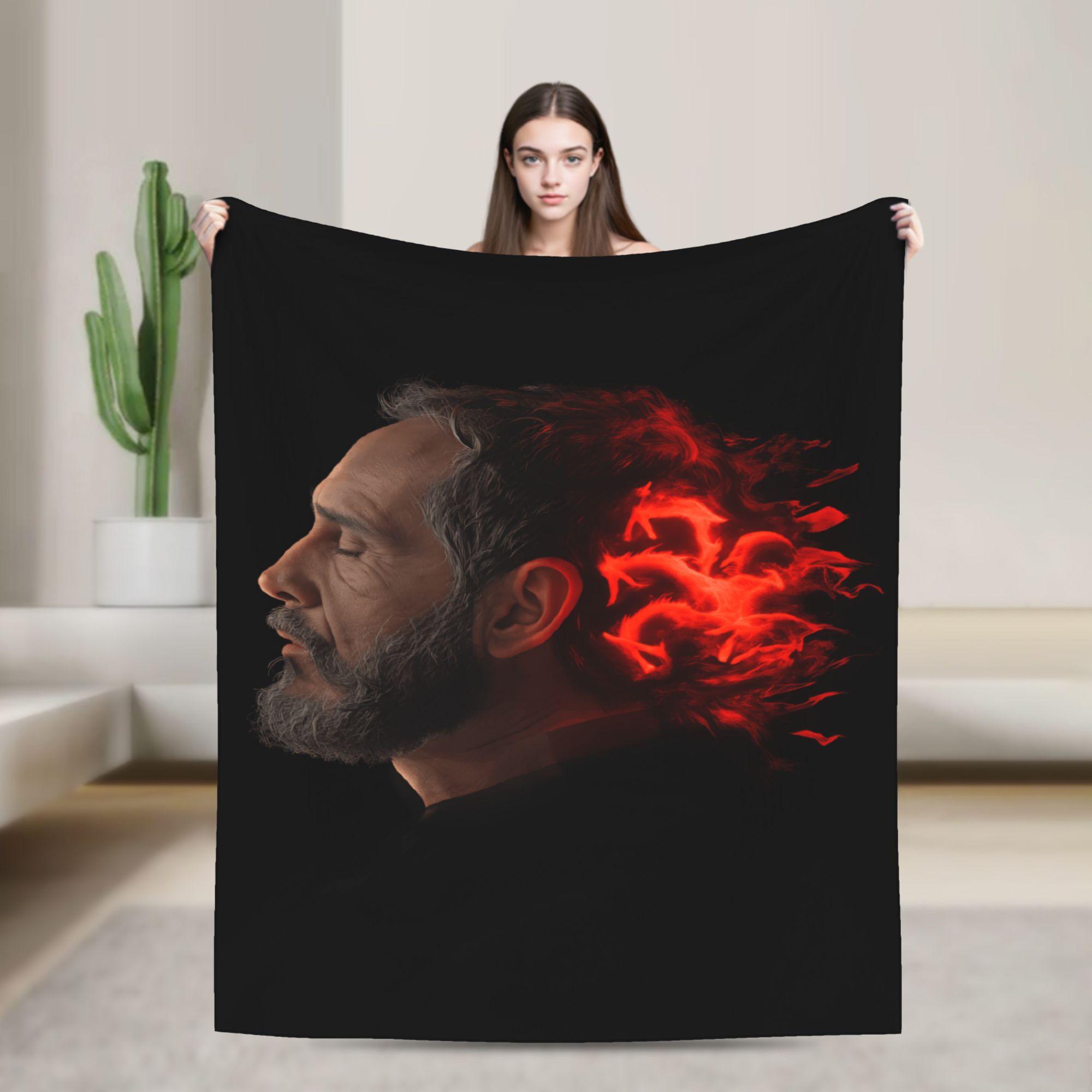 Baelor Targaryen Blanket Quality Warm  Throw Blanket Winter Travel Bedroom Casual Bedspread 75x90cm