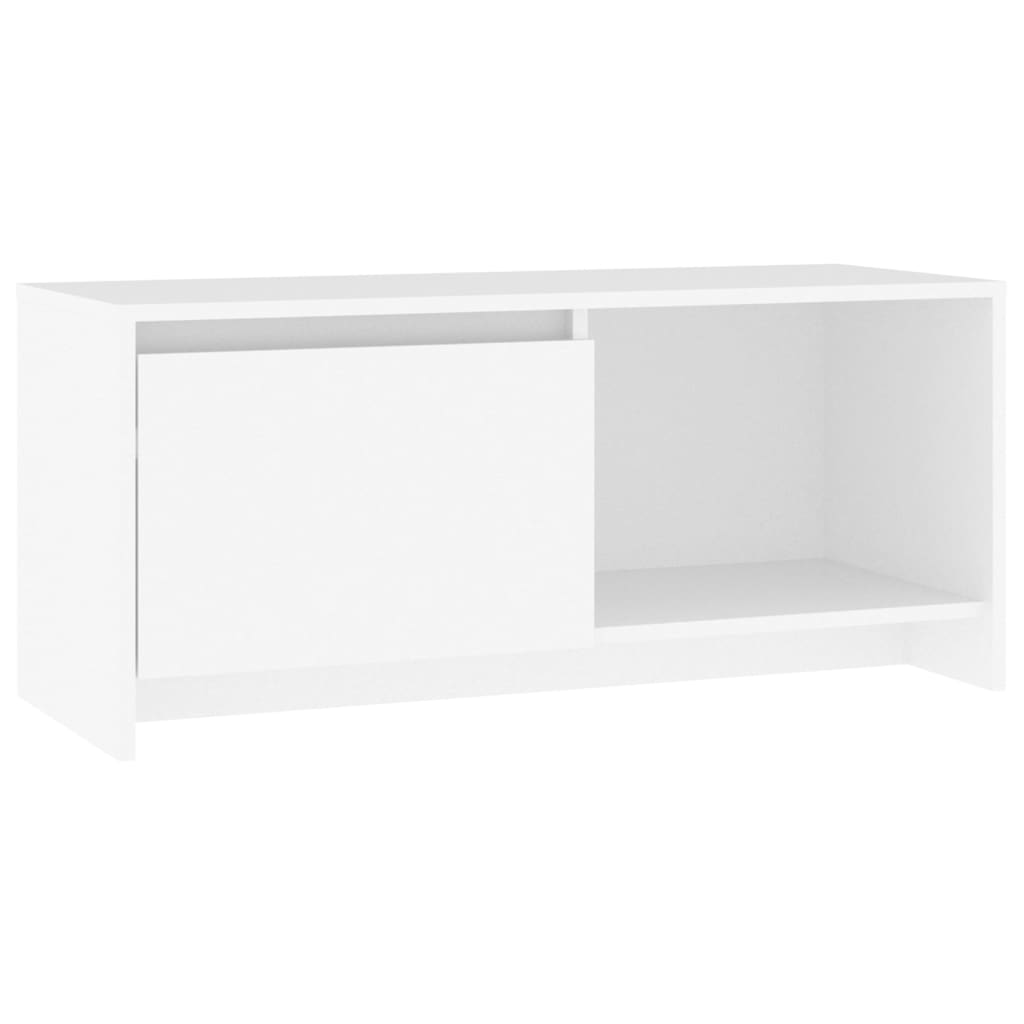 TV Cabinet White 90 x 35 x 40 cm Particleboard