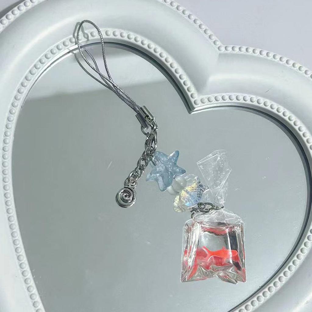 Fruit Key Ornament Unique Hanging Decors Delicate Fish Pendant Key Adornment Stylish Bag Charm for Various Occasion