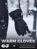 Ski Gloves Women Fleece-lined Thick Windproof Waterproof Outdoor Mountaineering Professional Men Winter Touch Screen Cycling Warm Gloves