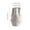 Wabi-sabi Modern Large European Ceramic Vase for Living Room or Dining Table Flower Arrangements