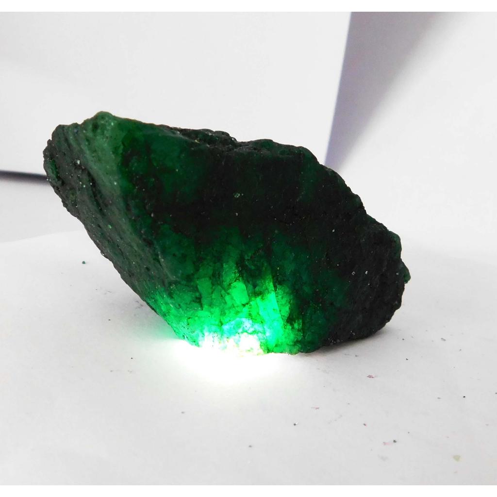 793 Ct Natural Emerald Huge Rough Earth Mined   Green Loose Gemstone