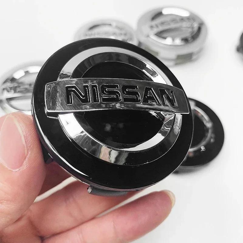 4 buc 54mm 60mm Capac Centru Roată Capac Butuc Insignă Emblema Pentru Nissan X J10 Trail Tiida Teana Juke X-trail Almera Rogue Sport Versa