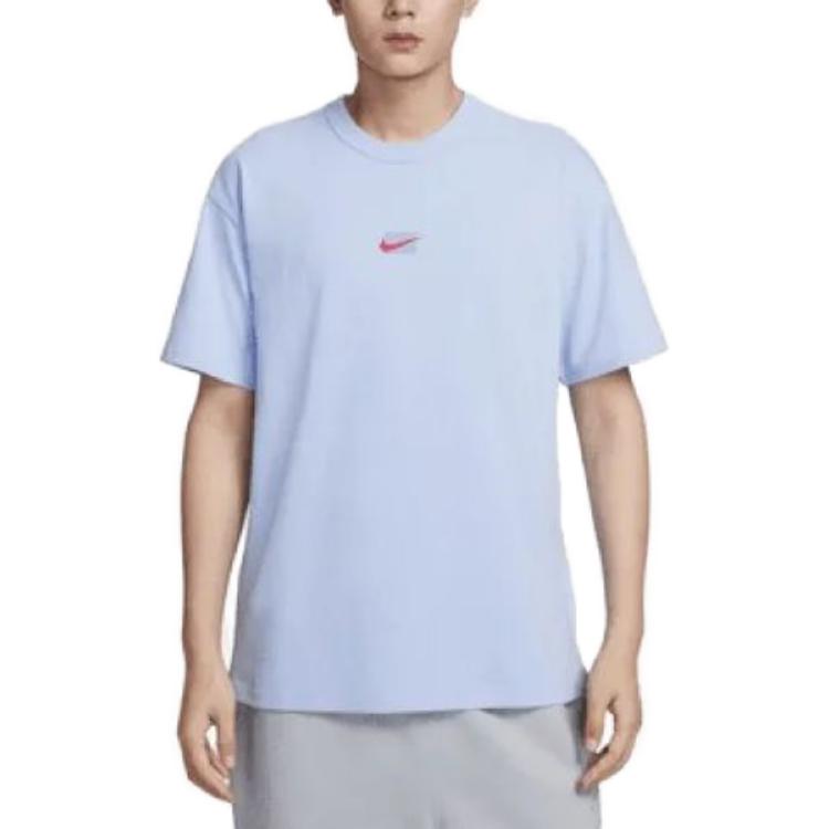New Nike Sportswear SS23 T Shirt Unisex Blue Purple FJ7725-479