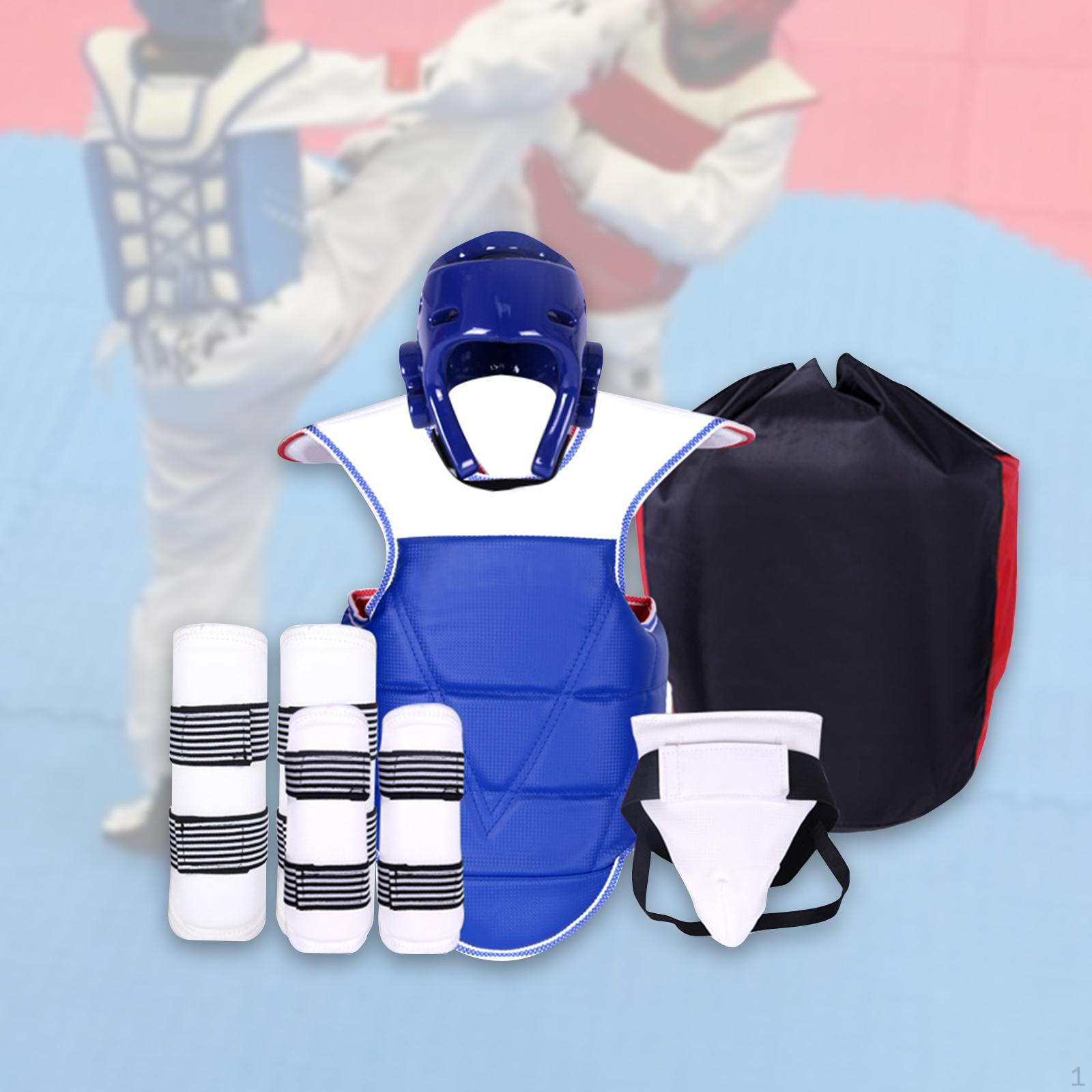 

5 шт. защита для бокса, каратэ, спарринг-снаряжение, защита для тхэквондо, Муай Тай для домашнего спортзала M and Man