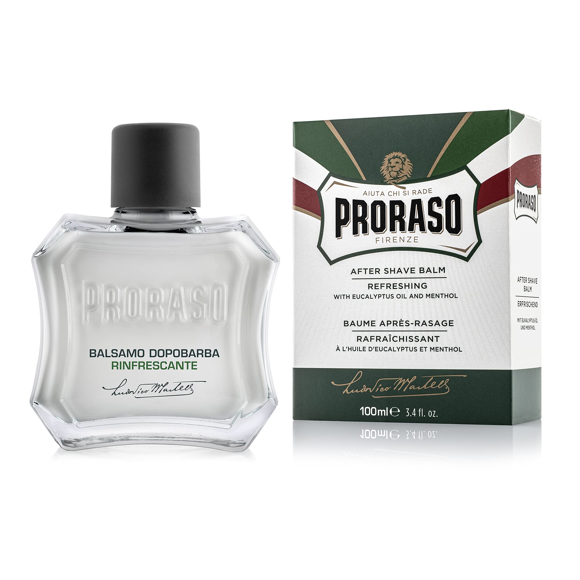 

PRORASO PRORASO Бальзам после бритья Освежающая эмульсия Уход за кожей после бритья Сделано в Италии 100мл 100 миллилитров (Порорасо) (Порорасо) (х 1)