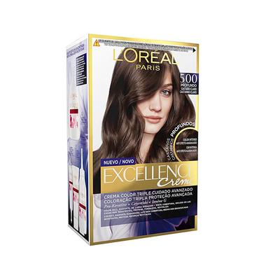 Excellence Crème Brunette Coloring - 500 True Light Brown - 