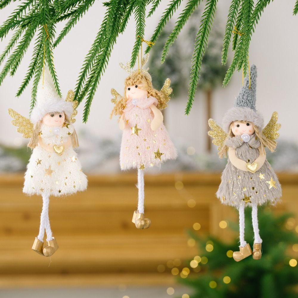 Decorative Piece Christmas Tree Hanging Pendant Cute Style Hanging Angel  Room Decor