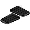 1 Pair Engine Hood Bonnet Side Air Flow Vent Cover Scoop Trim Fit for Ford Glossy Black
