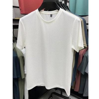 Men T-shirt Loose Comfortable Breathable Men's Short Sleeved T Shirt