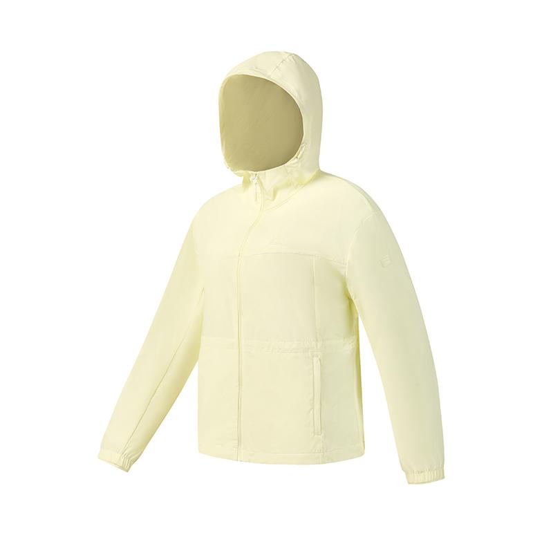 FILA Explore Minimalist Outdoor Classic Sports Leisure Comfortable Versatile Hooded Woven Jacket Women jackets A11W627710FYE L