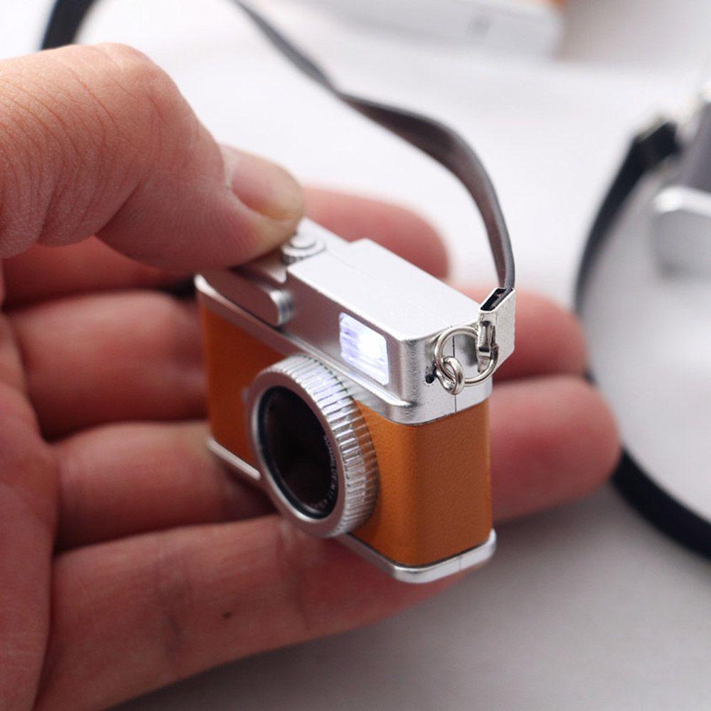 Vintage Desktop Display Doll Accessories Home Decor Retro Camera Miniature Doll House Camera Model