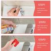 Multi-functional Caulking Tool Set with Stainless Steel Scraper and Grouting Ball for Sealant and Tile Joint Cleaning