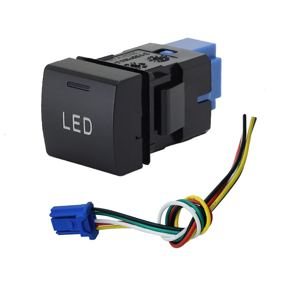 

Toyota Daihatsu Compatible LED Switch, Green ON OFF RAV4 50 Series, Camry, 70 Series,
