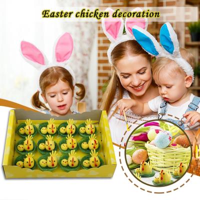 Easter Decoration Cute Chick Home Decoration Gift Box  Easter Chicks
