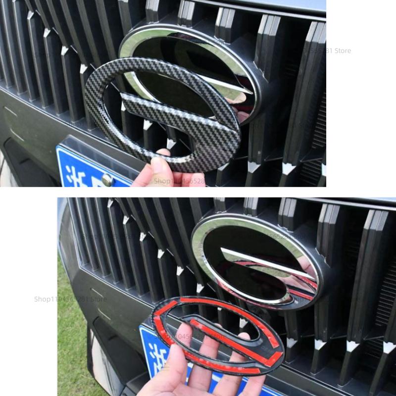 For Trumpchi GAC GS3 Emzoom 2023 Accessories Car Front Rear Grille Logo Steering Wheel Stickers Emblem ABS Stick