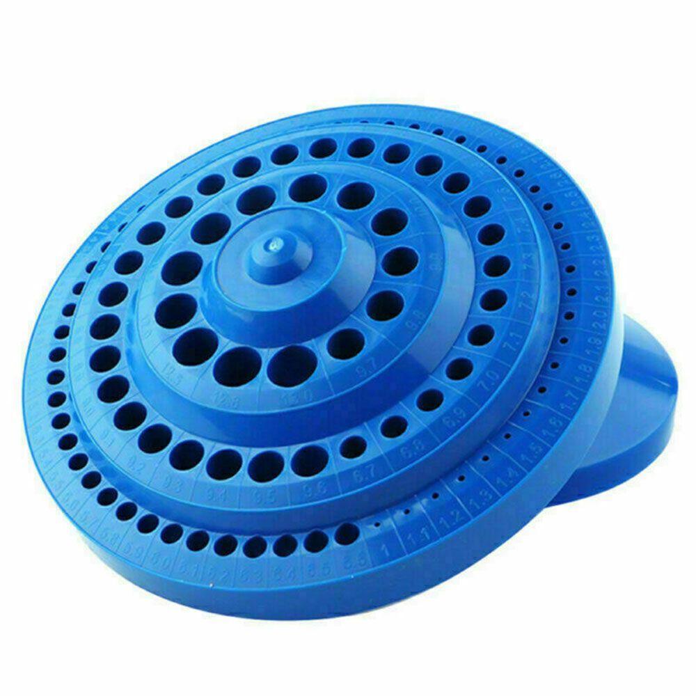 Στρογγυλό Σχήμα 100 Τρύπες Θήκη για Μύτες Δράπανου Θήκη για Μύτες Περιστροφικού Εργαλείου για Αποθήκευση Μυτών Δράπανου