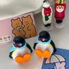 Süße Pingus Pinguin Familie Puppe Ornamente Auto Dekoration Figur Sammlerstück Modell Statue Junge Mädchen Spielzeug Geschenk Mit Nahtlosem Einkleben