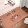 Dwayne The Rock Johnson Meme Doormat Mat Anti-Slip Floormat Bathroom Doormat Kitchen Bedroom Rug Carpet