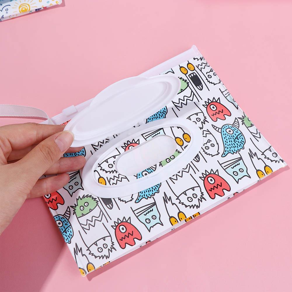 Travel Portable Eco-friendly Reusable Wipes Case Wet Wipes Box Wet Wipes Bag Wipes Container
