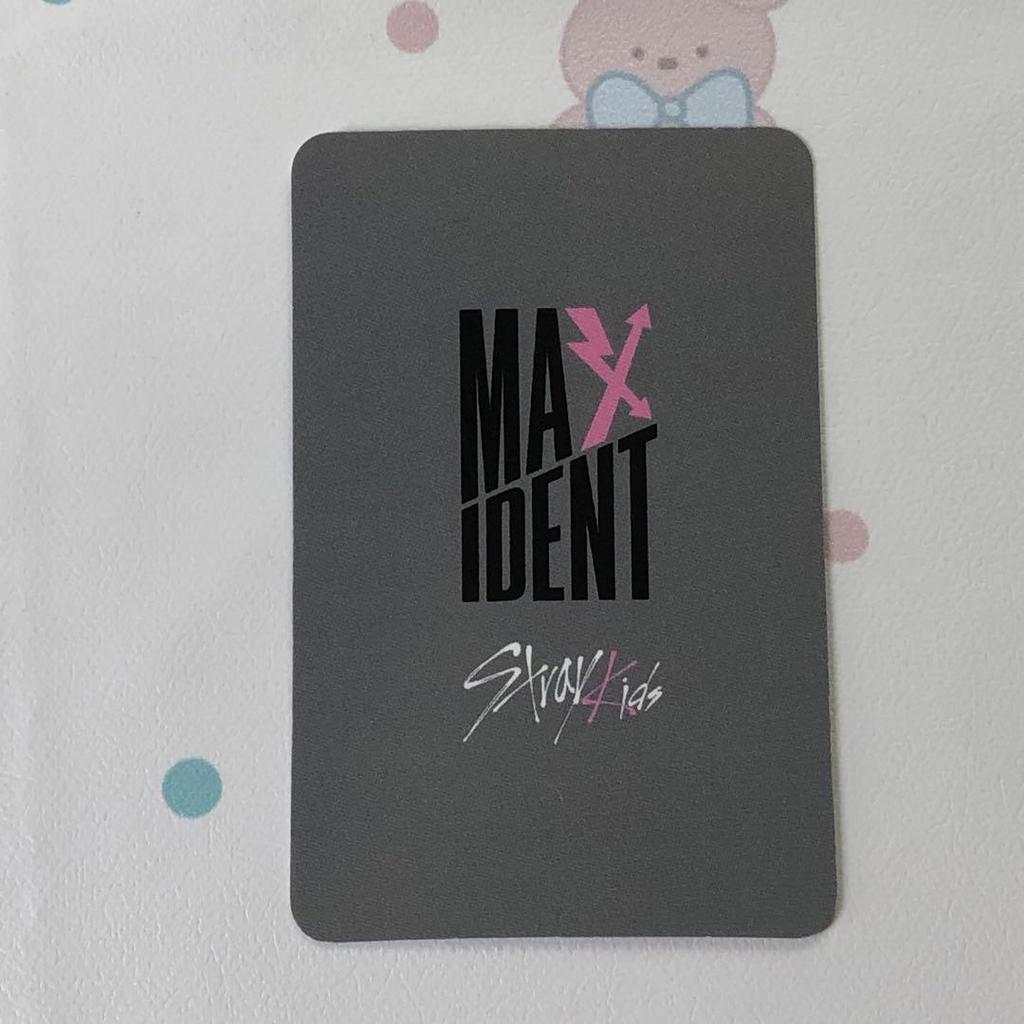 [USED] StrayKids Hyunjin MAXIDENT Stray Kids Bonus Sanok Trading Card