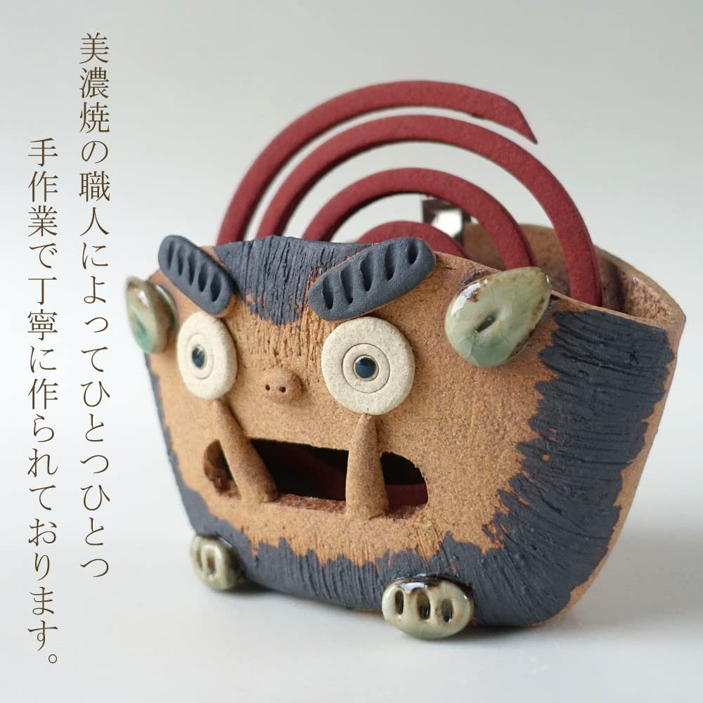 Mino ware Shisa mosquito coil holder Made in Japan