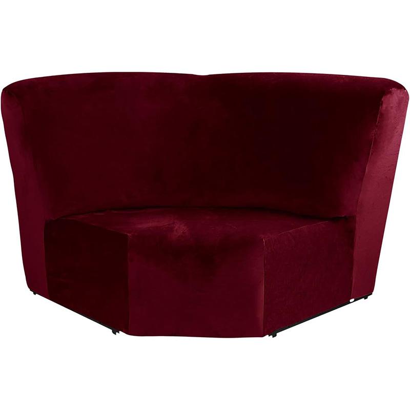 L Shape Velvet Corner Sofa Cover Furniture Protector Slipcover for Sectional Recliner Couch Reclining Sofa Additional Seat
