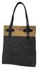 [nature Et Evoluer] Harris X Paraffin Canvas Vertical Tote with Leather Accessory (WG2421-CGY)