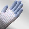 Breathable, Knitted, Protective Gloves, Striped, Anti Slip Gloves, Wear-resistant, Work Gloves, High Elasticity, Nylon Gloves