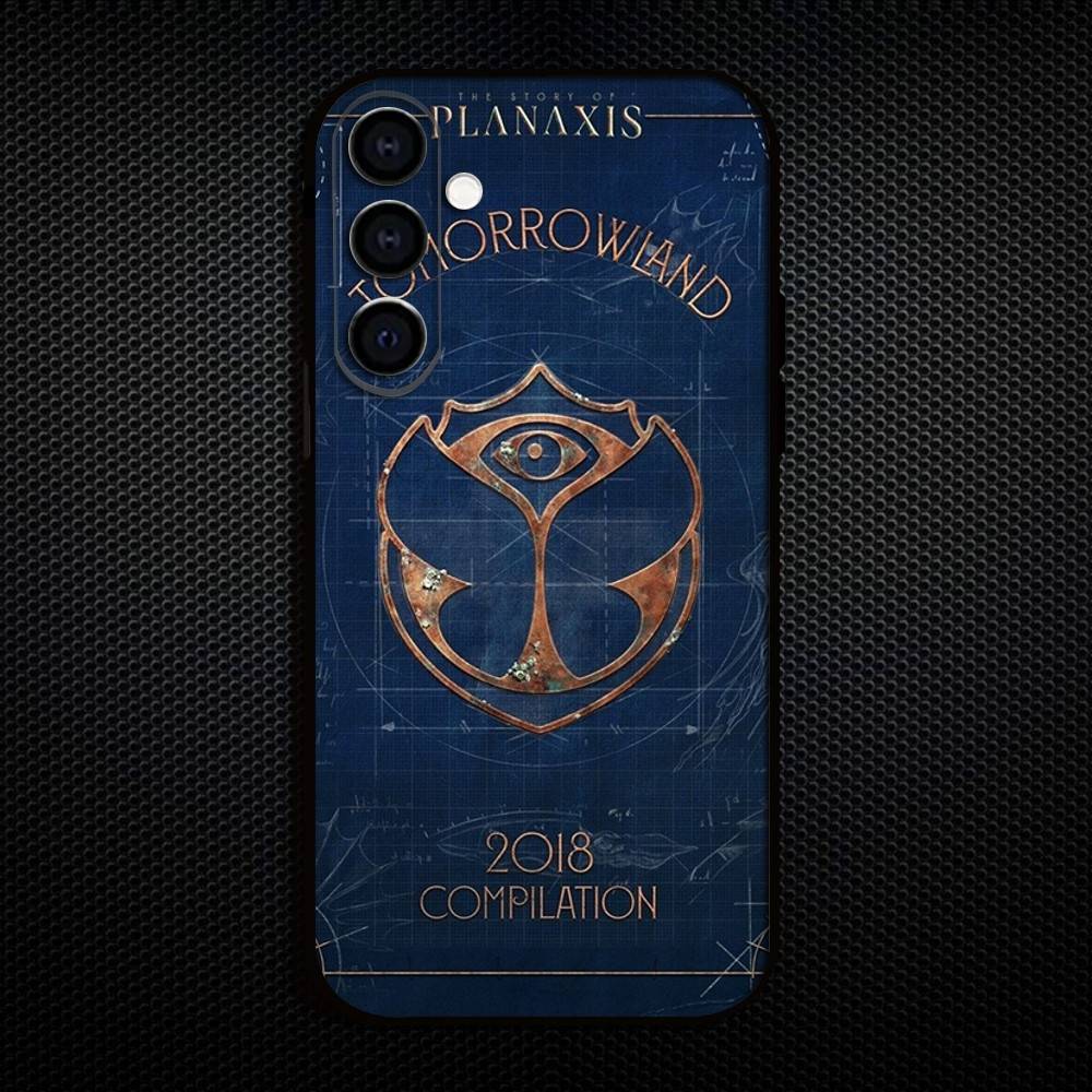 Music Festival Tomorrowlands Phone Case For Samsung Galaxy A73,A72,A71,A70,A53,A52,A51,Others Soft Black Shell