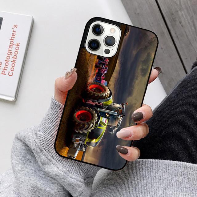 Farm Vehicle Tractor Phone Case Back Cover For iPhone 17 Air 16 15 14 13 Pro Max 12 Max Plus 11 Pro Max Coque